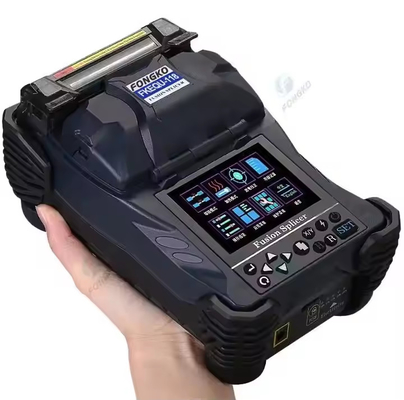 Συσκευή συγκόλλησης FTTH Fiber Optic Fusion Splicer Kit με 7s Σκούρο Μπλε Γλώσσα 2 Γλώσσες Κινέζικα/Αγγλικά
