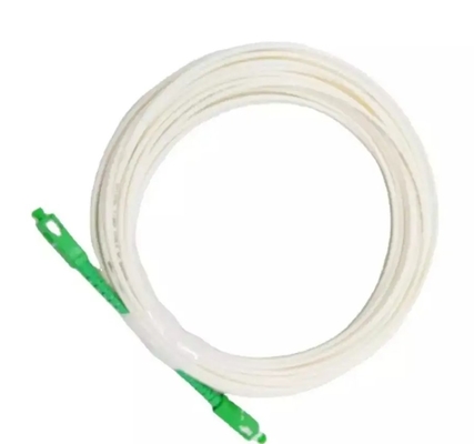 2mm 3mm FTTH Pigtails LSZH Λευκό οπτικό καλώδιο G652D G657A SC/APC οπτικό καλώδιο