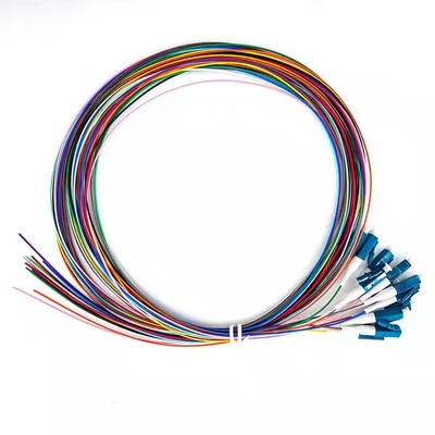 ίνα pigtail 12 πυρήνων 0.9mm G652D PVC ίνα pigtail LC FC SC ST UPC APC ίνα pigtail