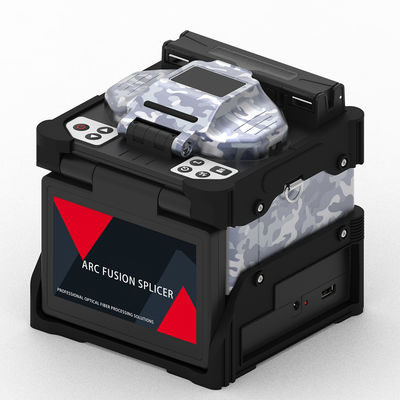 Μηχανή συγχώνευσης ινών οπτικών ινών συγχώνευση συγχώνευσης ινών οπτικών εξοπλισμού 6 κινητήρα