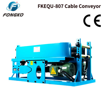 FONGKO FKEQU-807 Ηλεκτρική Μηχανή Έλξης Καλωδίων Μεταφορέας Καλωδίων με Ερπύστριες από Καουτσούκ για Εγκατάσταση Καλωδίων Τροφοδοσίας Οπτικών Ινών