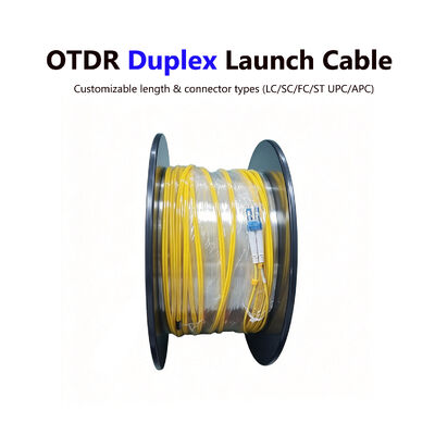 Καλώδιο Εκκίνησης FONGKO OTDR Duplex LC UPC σε LC UPC Μονοτροπικό G652D G657A Καλώδιο Επέκτασης Δοκιμής OTDR Οπτικής Ινας