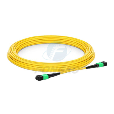 APC MPO singlemode άλτης 8 ινών 1 μέτρου 10G 12 προσαρμογή υποστήριξης 24core 40G100G 1310 1550NM